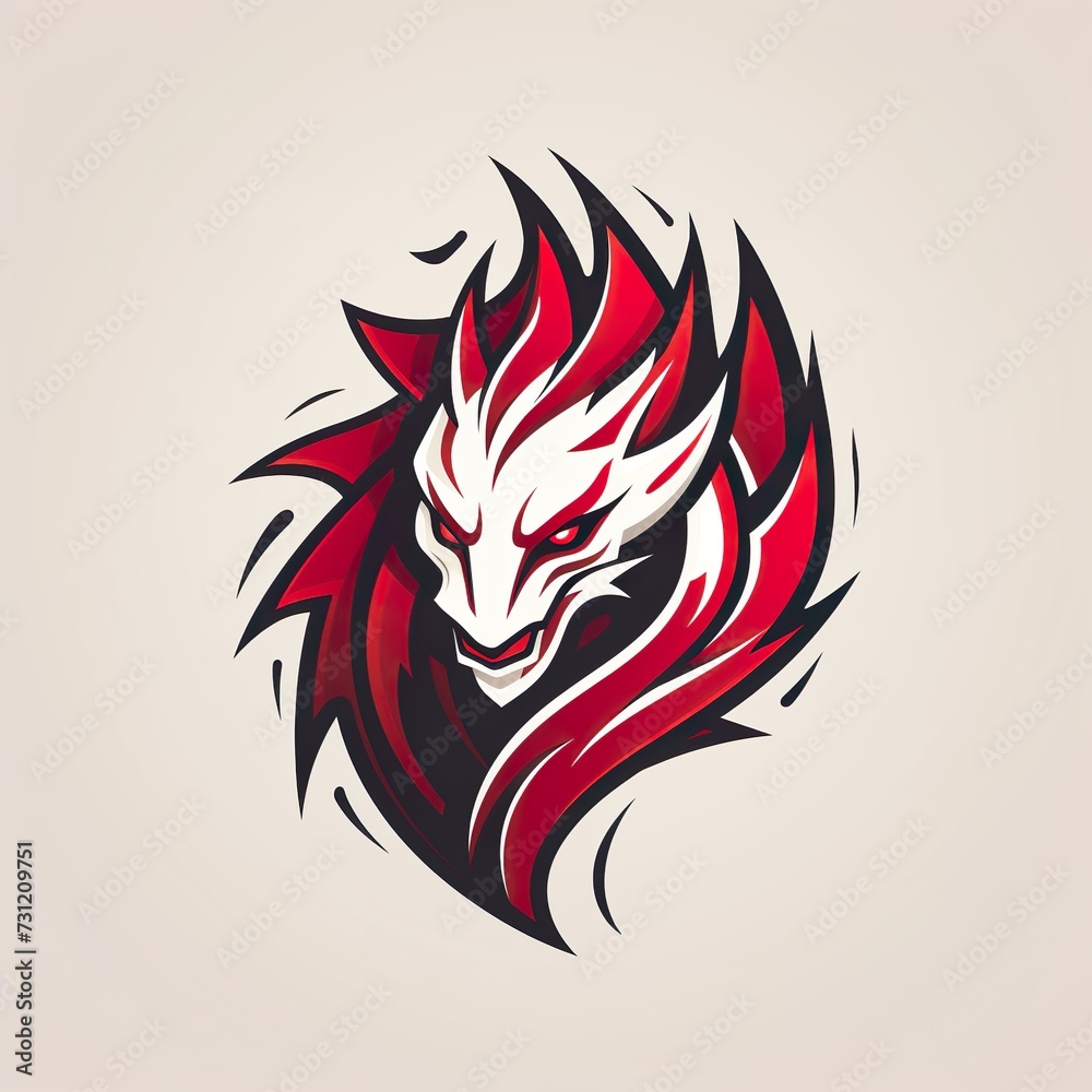 Naklejka premium hand drawn snake mascot logo 