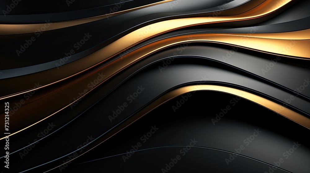 Abstract luxury background of metal with black and gold color. Modern business background Abstract luxury background of metal with black and gold color. Modern business background