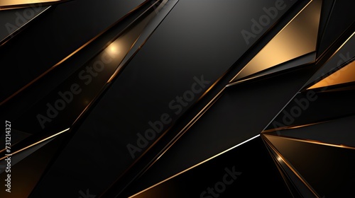 Abstract luxury background of metal with black and gold color. Modern business background