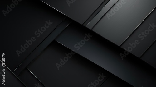 Black abstract corporate background. Black grey abstract modern background for design. Dark. Geometric shape. 3d effect. Diagonal lines, stripes 