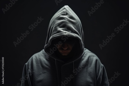 The Intriguing Aura Of A Hoodie-Clad Man