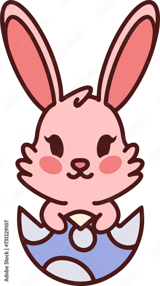 easter rabbit and egg easter rabbit and egg