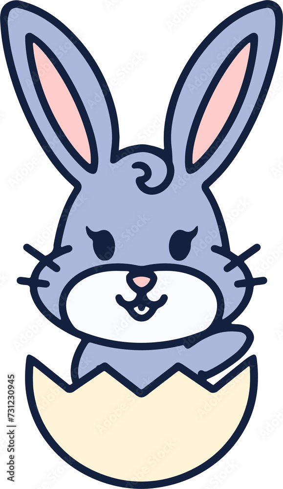 easter rabbit and egg easter rabbit and egg