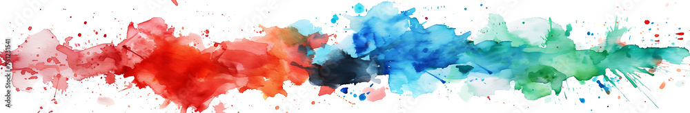 Bright red, green, blue pastel abstract watercolor splash brushes texture illustration art paper - Creative Aquarelle painted, isolated on white background, canvas for design, hand drawing. Bright red, green, blue pastel abstract watercolor splash brushes texture illustration art paper - Creative Aquarelle painted, isolated on white background, canvas for design, hand drawing.