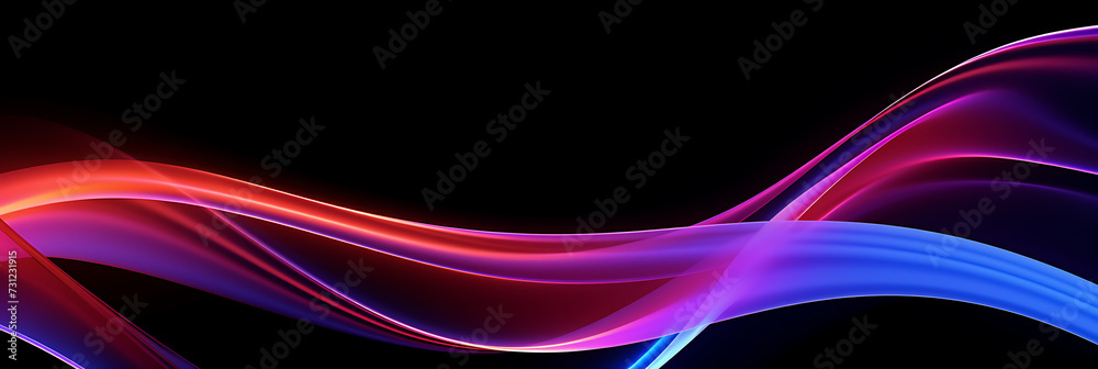 neon light streaks on black background, in the style of colorful curves, digitally enhanced, light white and light magenta, light indigo and orange, abstraction neon light streaks on black background, in the style of colorful curves, digitally enhanced, light white and light magenta, light indigo and orange, abstraction