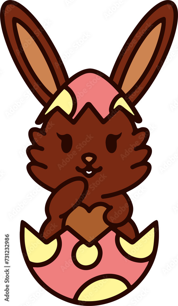 easter rabbit and egg easter rabbit and egg