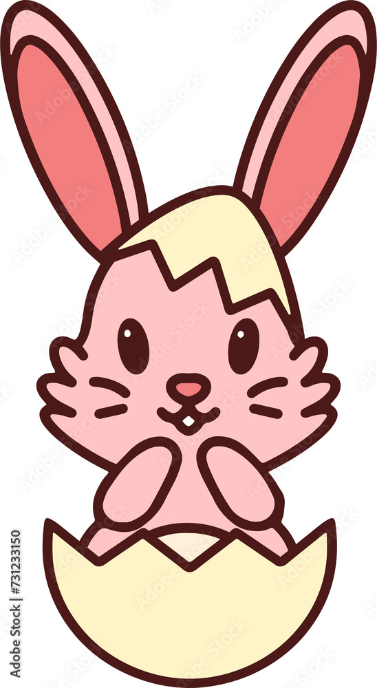easter rabbit and egg easter rabbit and egg