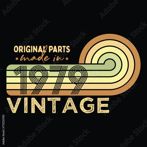 45 Yr Old Gifts Classic Vintage 1979 Birthday Born in 1979 Retro T-Shirt