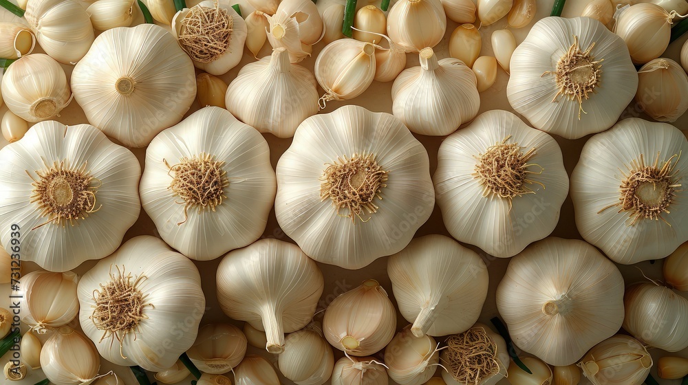 Garlic Galore. Bird's-Eye Perspective. Garlic Galore. Bird's-Eye Perspective.