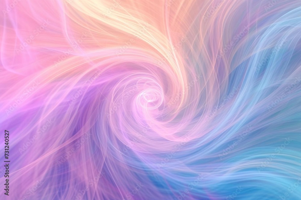 Abstract twirling pastel colors as a background wallpaper Offering a soft and artistic visual element for a calming and aesthetically pleasing design Abstract twirling pastel colors as a background wallpaper Offering a soft and artistic visual element for a calming and aesthetically pleasing design