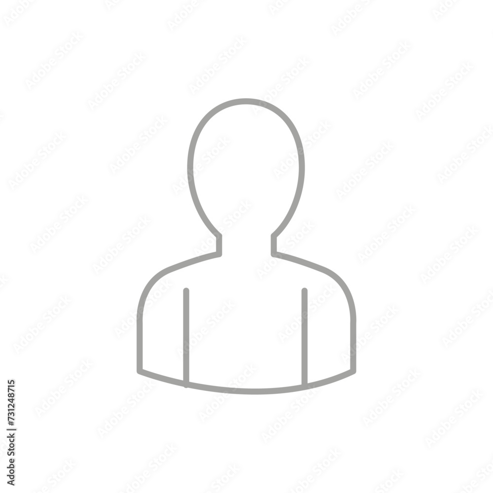 Vector flat illustration in grayscale. Avatar, user profile, person icon, gender neutral silhouette, profile picture. Suitable for social media profiles, icons, screensavers and as a template. Vector flat illustration in grayscale. Avatar, user profile, person icon, gender neutral silhouette, profile picture. Suitable for social media profiles, icons, screensavers and as a template.