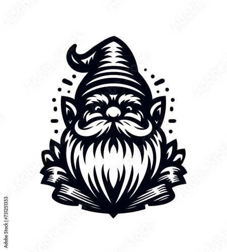 Beautiful gnome vector illustration. 