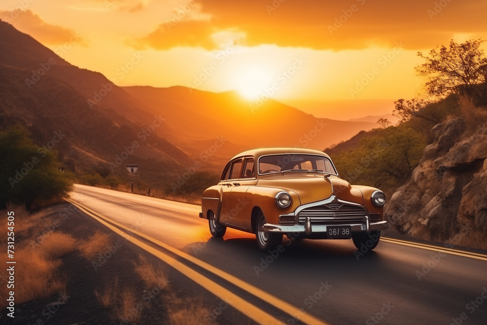Retro car Retro car