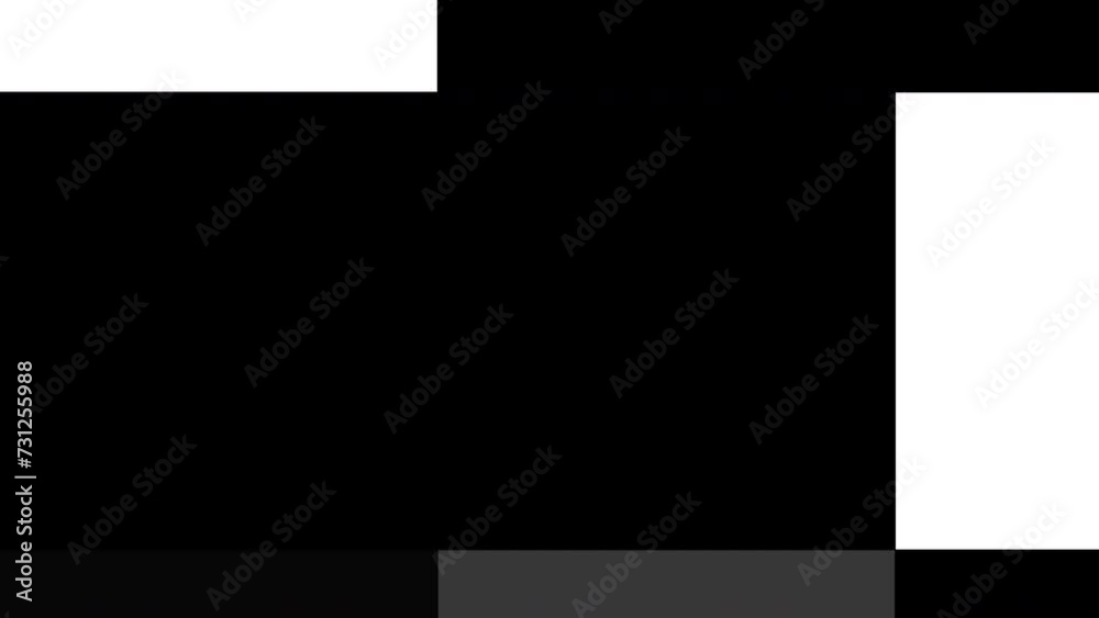 Glitch noise background static television VFX. Digital pixel noise glitch art effect, flashing glitch, visual video effects stripes color background, noise transition color effect for video editing.