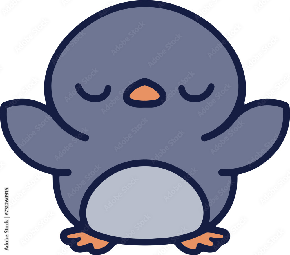 cute baby penguin cartoon