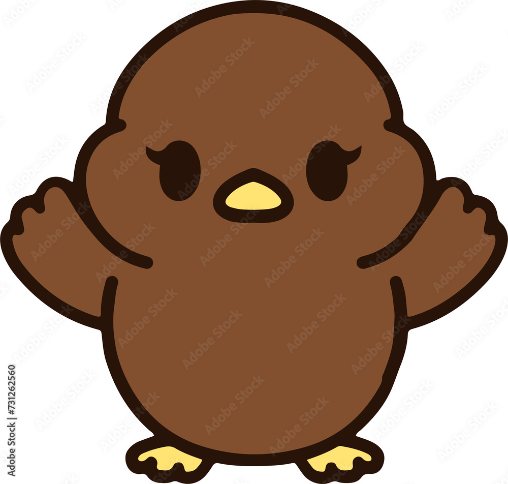 Fototapeta premium cute xmas robin