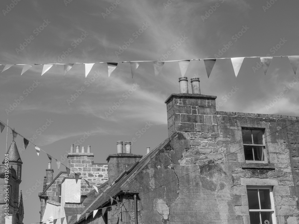 Fototapeta premium Lerwick auf den Shetland inseln