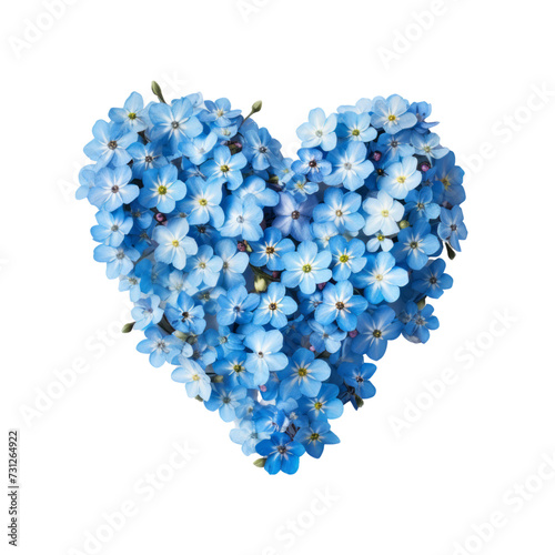 Exquisite. Forget-Me-Not: True blossom .love and memories. "Heart shape"