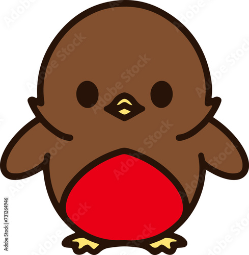 cute robin cartoon