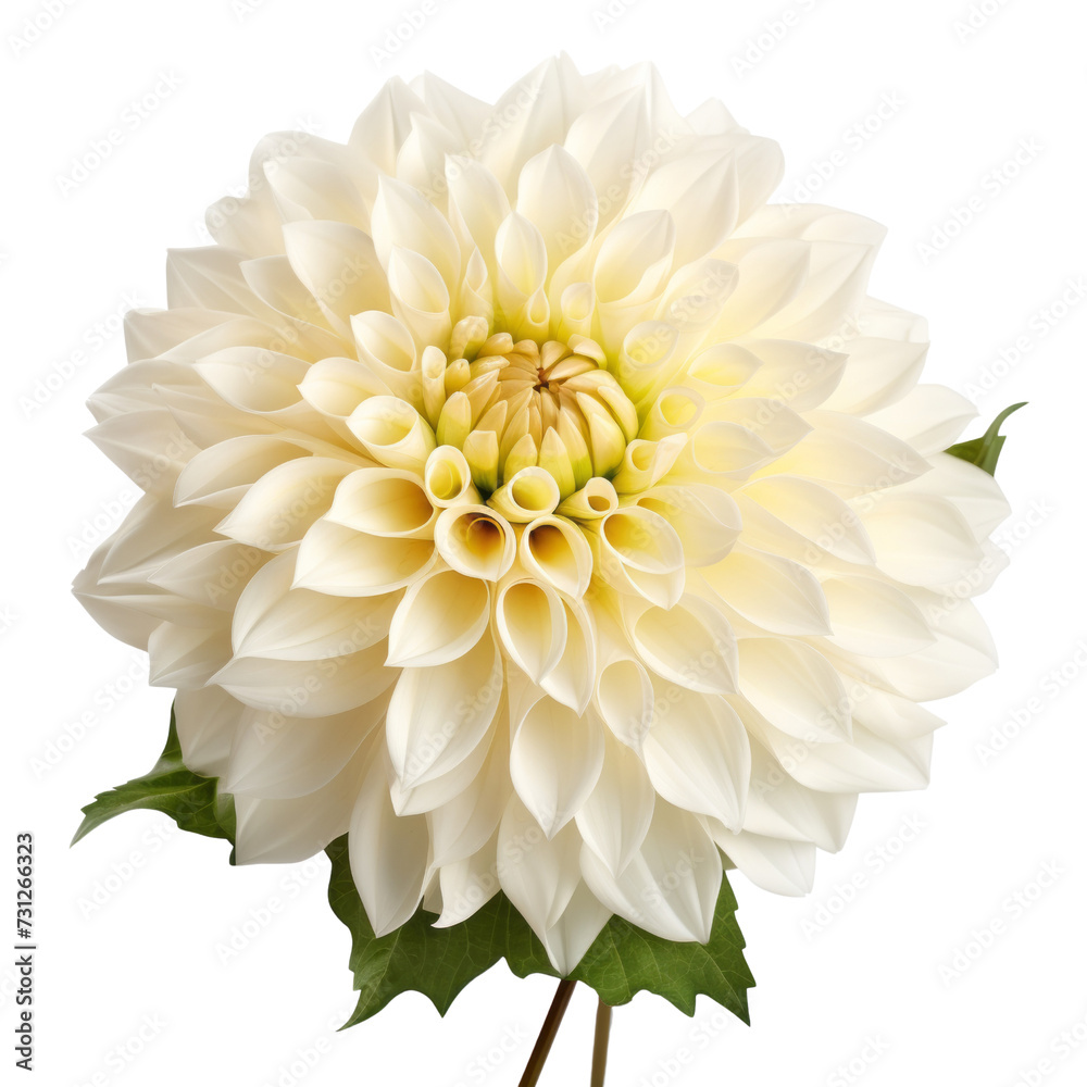 flower pretty.White tone. Dahlia: Elegance and dignity