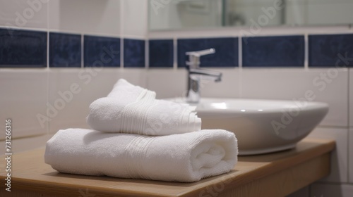 A bathroom towel