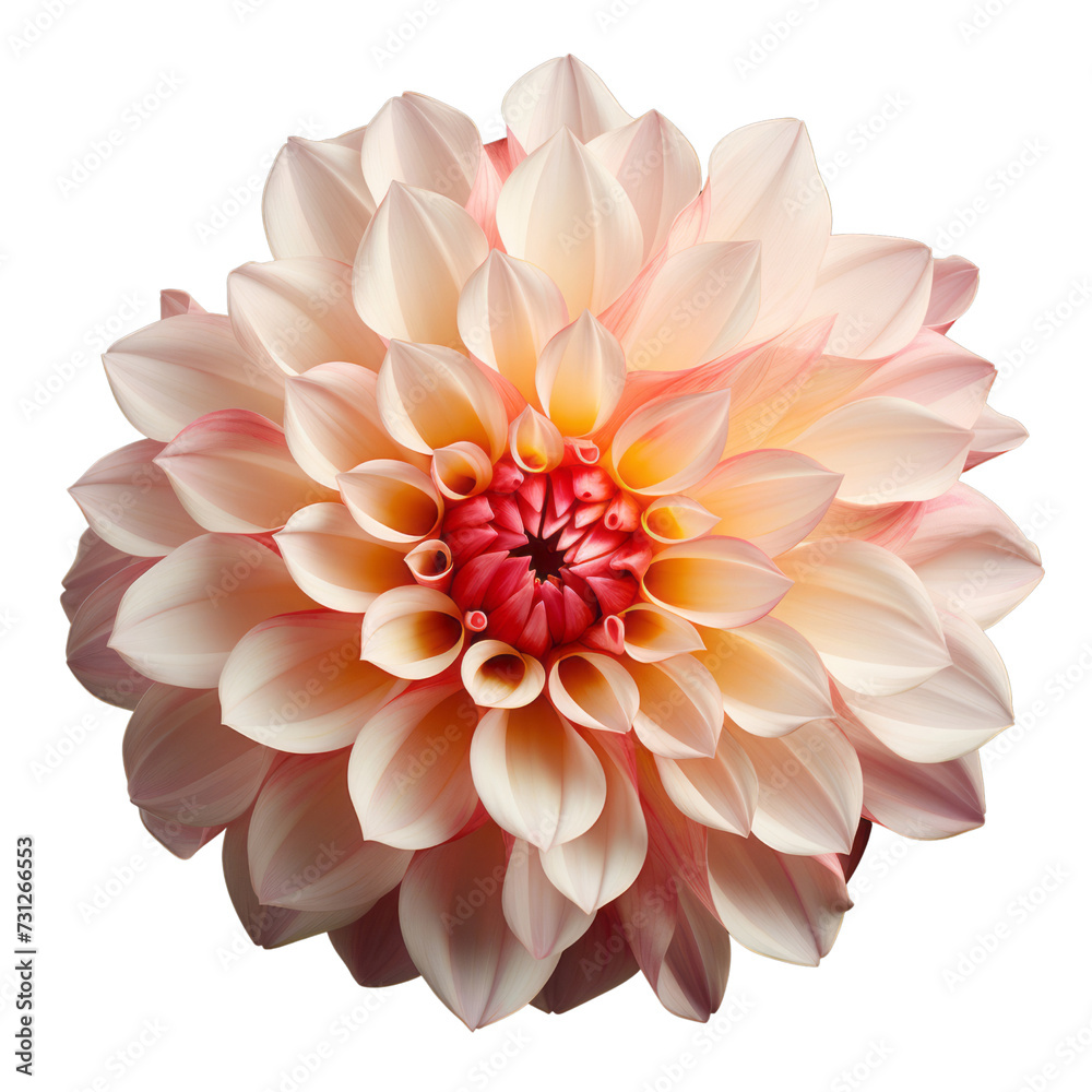  Salmon Pink. Dahlia: Elegance and dignity