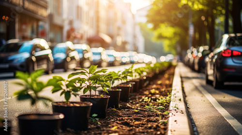 Community group adding greenery to urban streets through tree planting