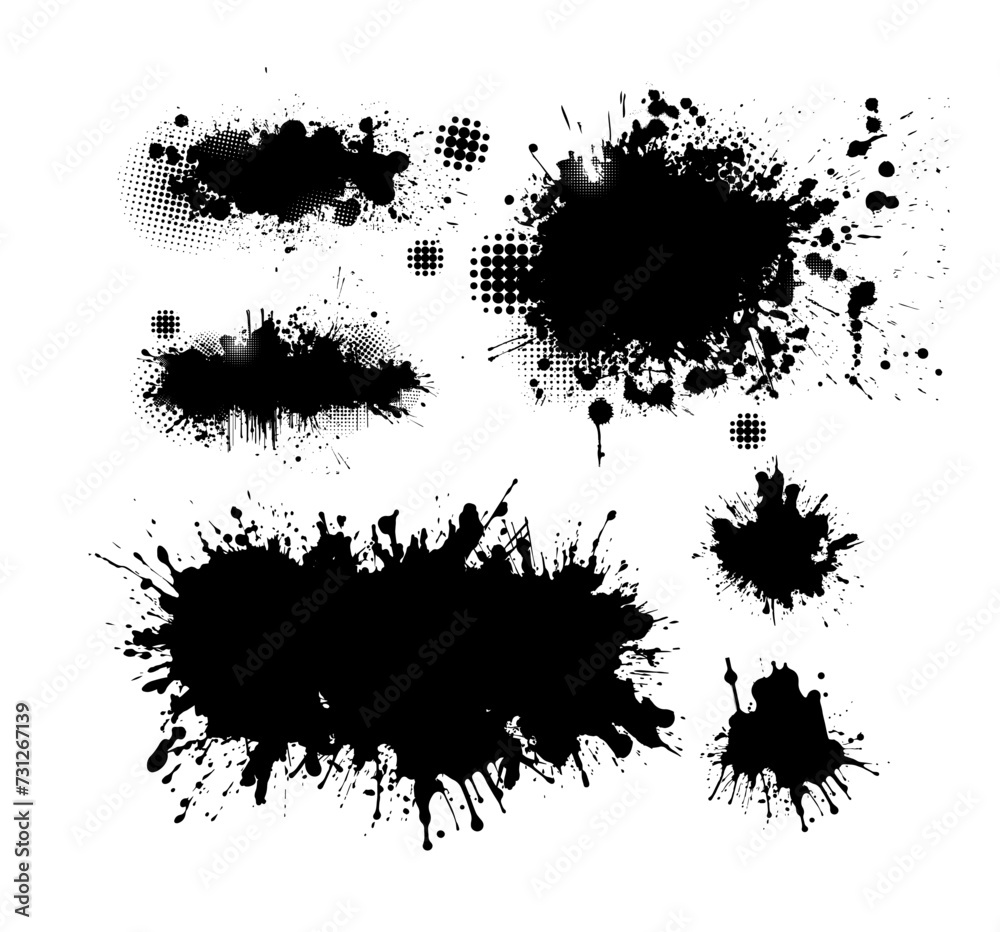 Black brush stroke set isolated on background. Paint brush stroke hand drawing. Not AI. Trendy brush stroke, vector illustration Black brush stroke set isolated on background. Paint brush stroke hand drawing. Not AI. Trendy brush stroke, vector illustration