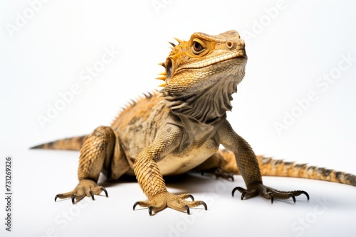 lizard isolated on a white background