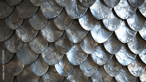 An exquisite silverfish scales texture that captures the essence of sleek, metallic elegance. The shimmering patterns repeat seamlessly, enhancing the visual appeal. Perfect for designs seek