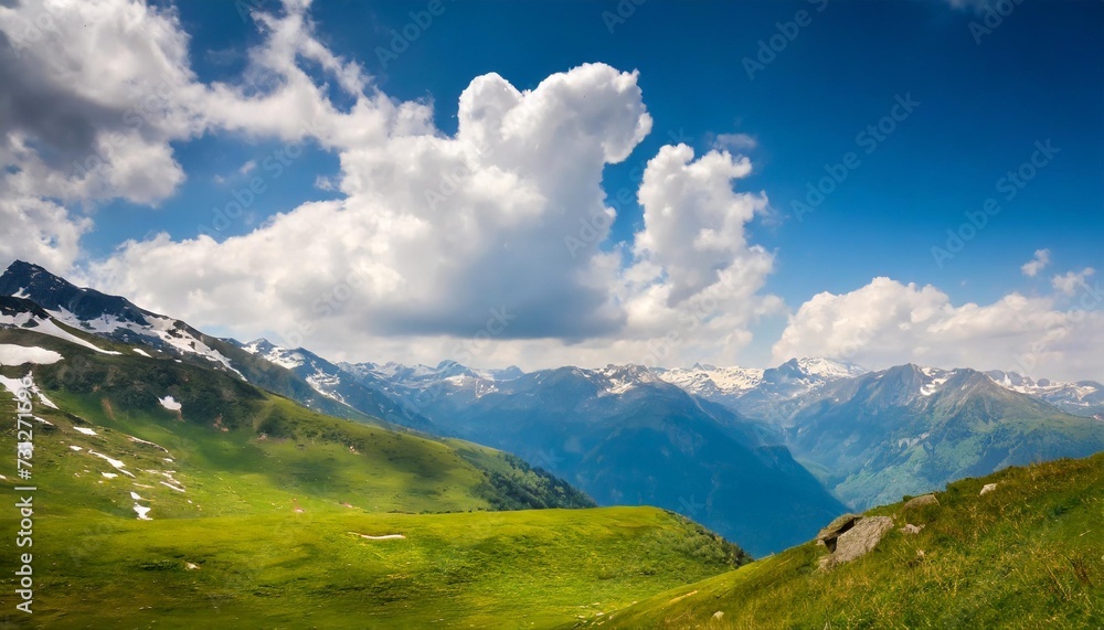 white clouds and blue sky