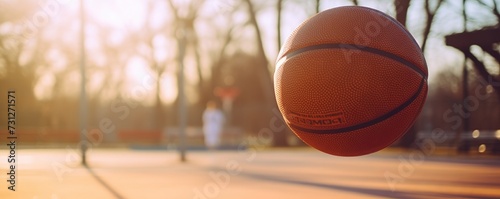 film panavision ektachrome, close up of basketball in park, sunny morning cinematic --ar 5:2 --v 5.2 Job ID: e9778061-bae9-4a29-a336-c4f6032cc73e © Daniela