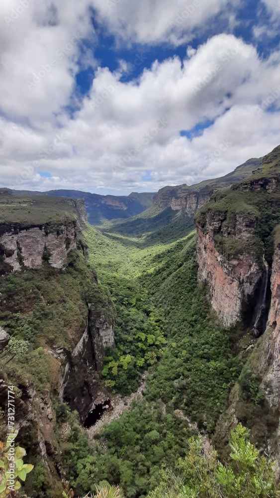 Fototapeta premium paisagem do vale do pati, bahia, chapada diamantina 
