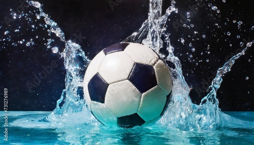 soccer ball in water © Emanuel