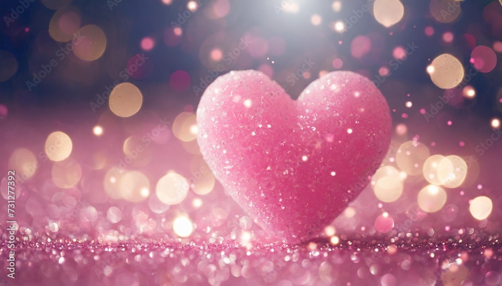 abstract pink light for romance background