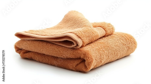A towel isolated on a white background