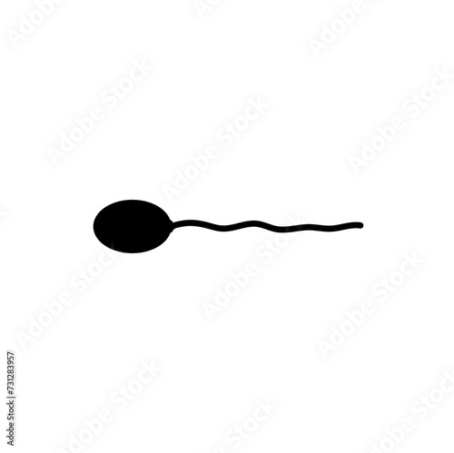 Abstract sperm icon