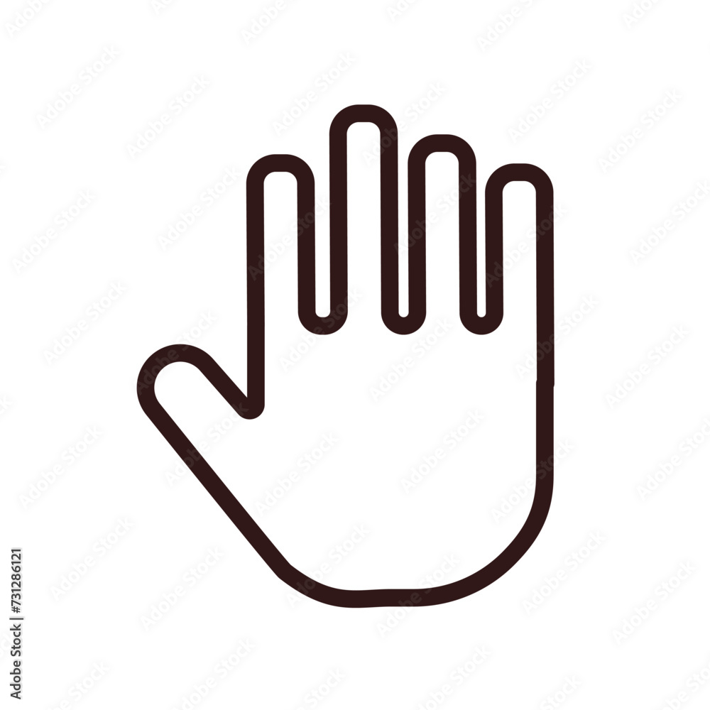 hand icon vector hand icon vector