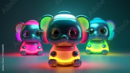3d render of a toys