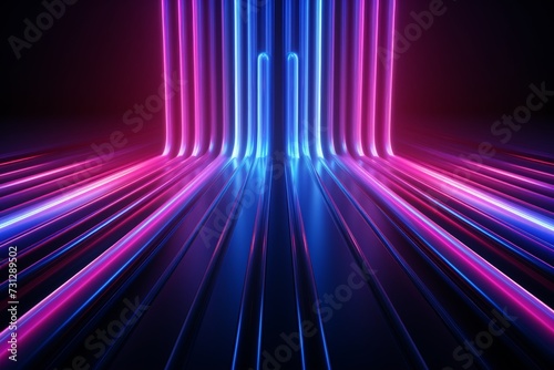 abstract background with glowing lines
