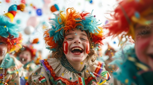 Whimsical captures portraying the joyous laughter and spirited revelry of April Fool's Day merriment