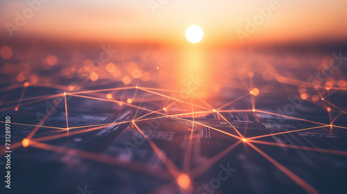 Global business internet network connection iot internet of things business intelligence concept busines global network futuristic technology background