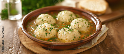 Gefilte fish: traditionally made from minced meat mixed with eggs, matzo, onions and seasonings