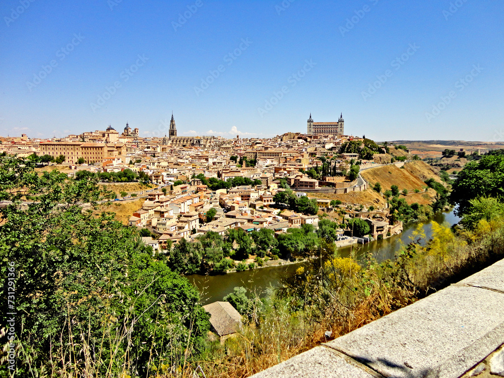 The medieval city of Toledo, in Spain