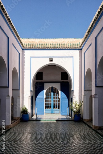 The Bahia palace  Marrakech  Morocco.