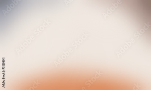 Smooth beige gradient background. Soft neutral liquid wallpaper. Universal nude texture for banner, flyer, and presentation. Abstract blurred ecru backdrop cover frame. Orange, brown, and gray colors