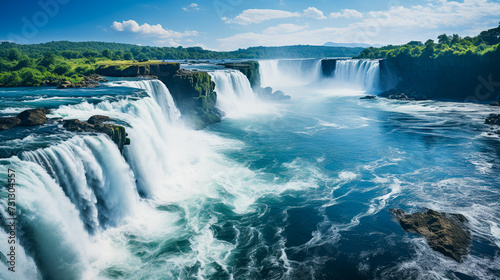   beautiful waterfall