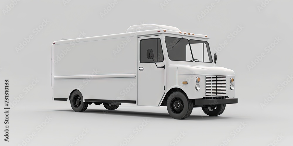 Food truck concept - blank and ready template