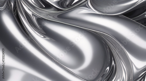 Silberfolienhintergrund, glänzende Vektorstahl-Gradientenvorlage und Metallic für Chromrand. Abstrakter silberner metallischer Hintergrund. Abstrakter grauer, heller Hintergrund.