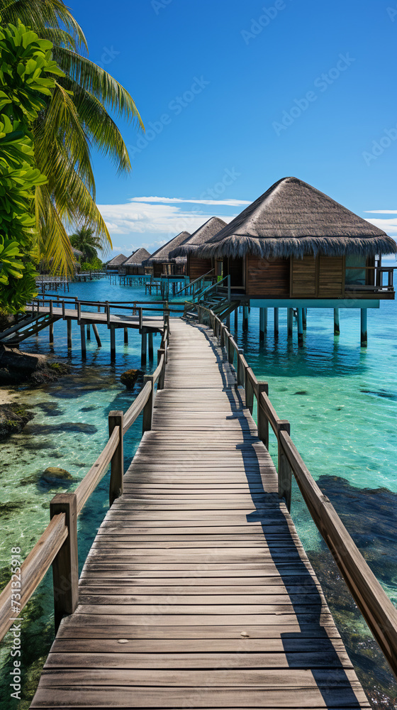 Fototapeta premium A Paradise Island Escape